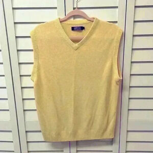 BOCA Classics Yellow Sweater Vest - Size L